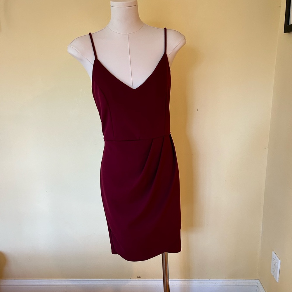 Lulus Burgundy Dress
